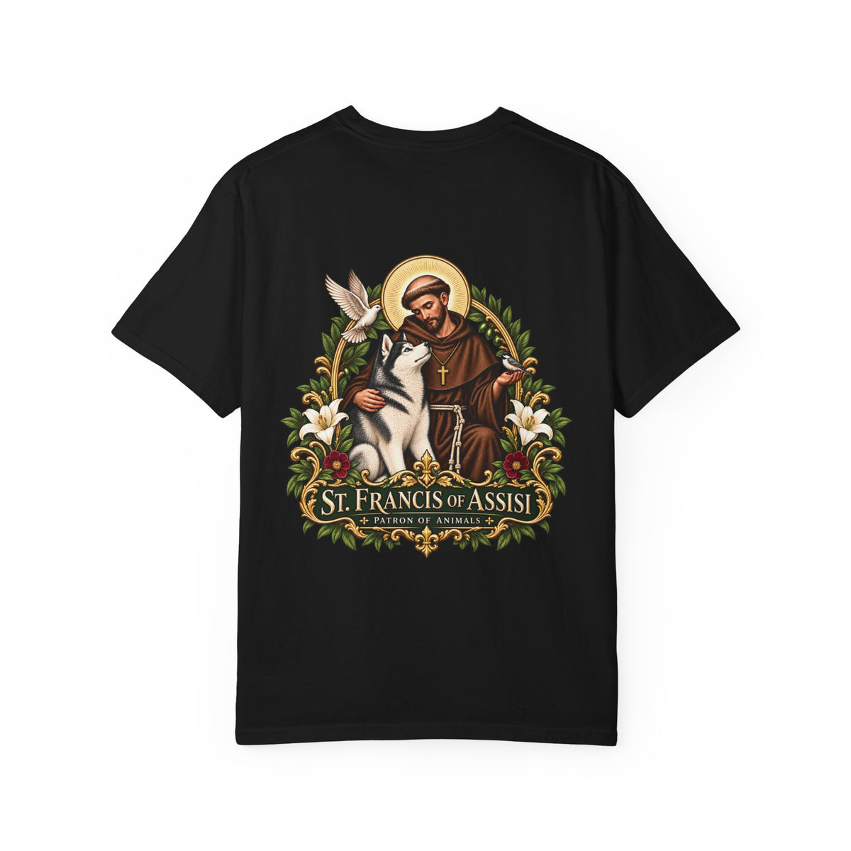 St. Francis of Assisi — Husky Tee