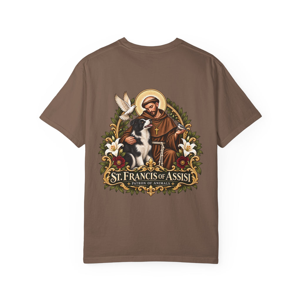St. Francis of Assisi — Border Collie Tee